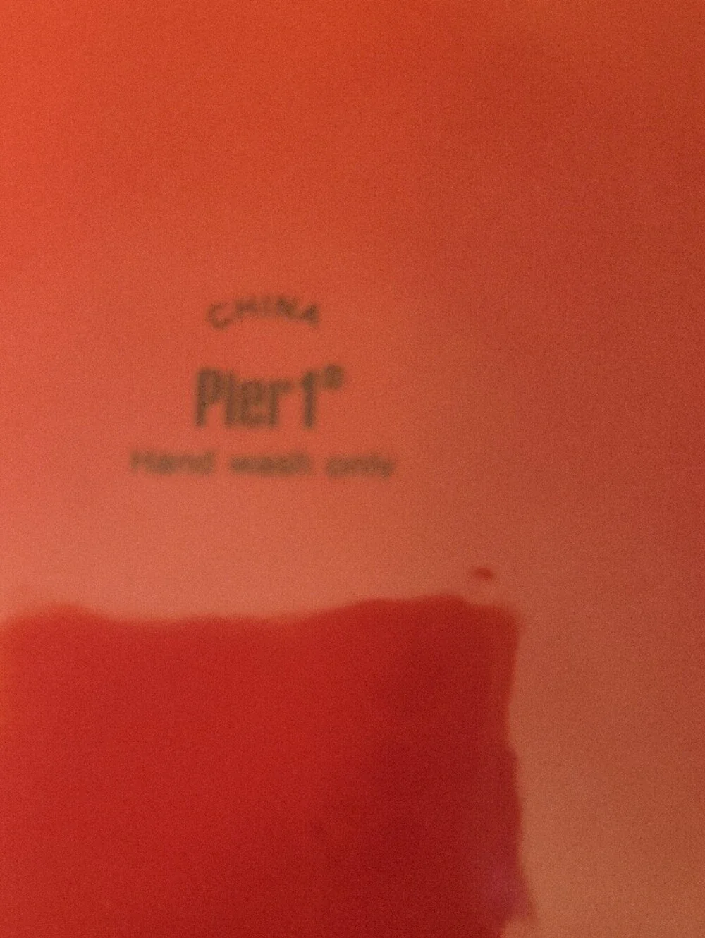 Pier 1 bold red